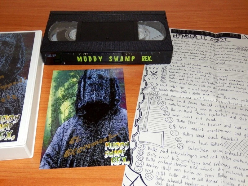 Henker III Signed Collectors Edition VHS Tape CD Gore Splatter Rare Muddy Swamp - Image 3 of 4