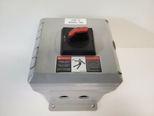 GUARANTEED BUSSMANN 16A 3-POLE ENCLOSED DISCONNECT SWITCH ENF16P-3PBJ