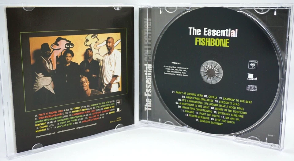 Fishbone : The Essential  CD Album (Canada 2003 Press) - HTF - Image 3 of 3