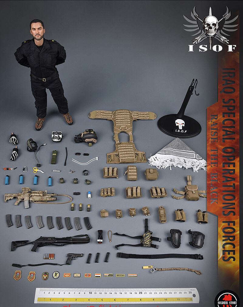 Soldier Story SS105 1/6 Iraq Special Operation Forces Raise The
