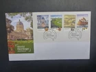 AUSTRALIA 2020 WORLD HERITAGE AUSTRALIA SET 4 STAMPS FIRST DAY COVER