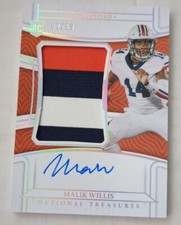 2022 National Treasures  card auto 2/19 Malik Willis - Rk 3 color sssp sp 🔥 📛