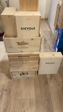 casse di legno vuote  vino