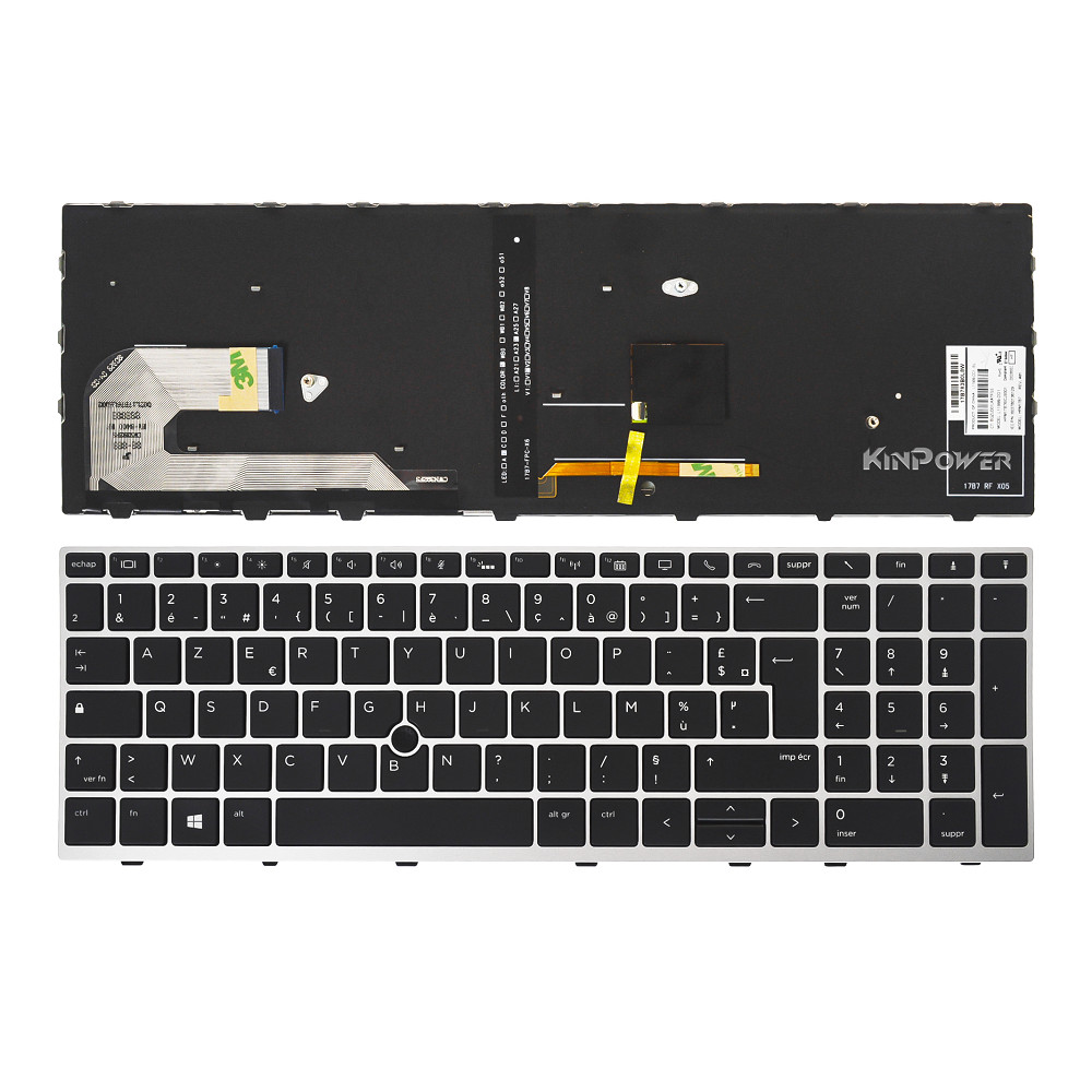 Clavier Azerty HP Elitebook 850 G5 pour Travailler en Déplacement et Télétravail