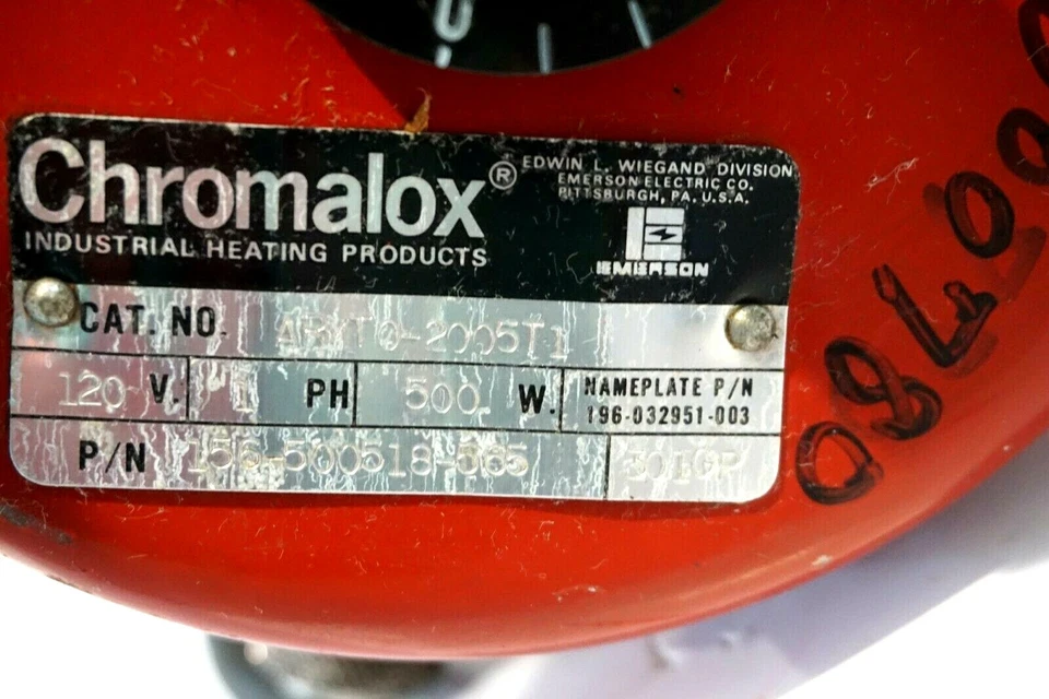 USED CHROMALOX ARMTO-2005T1 IMMERSION HEATER 156-500518-565  ARMTO2005T1 - Image 2 of 2