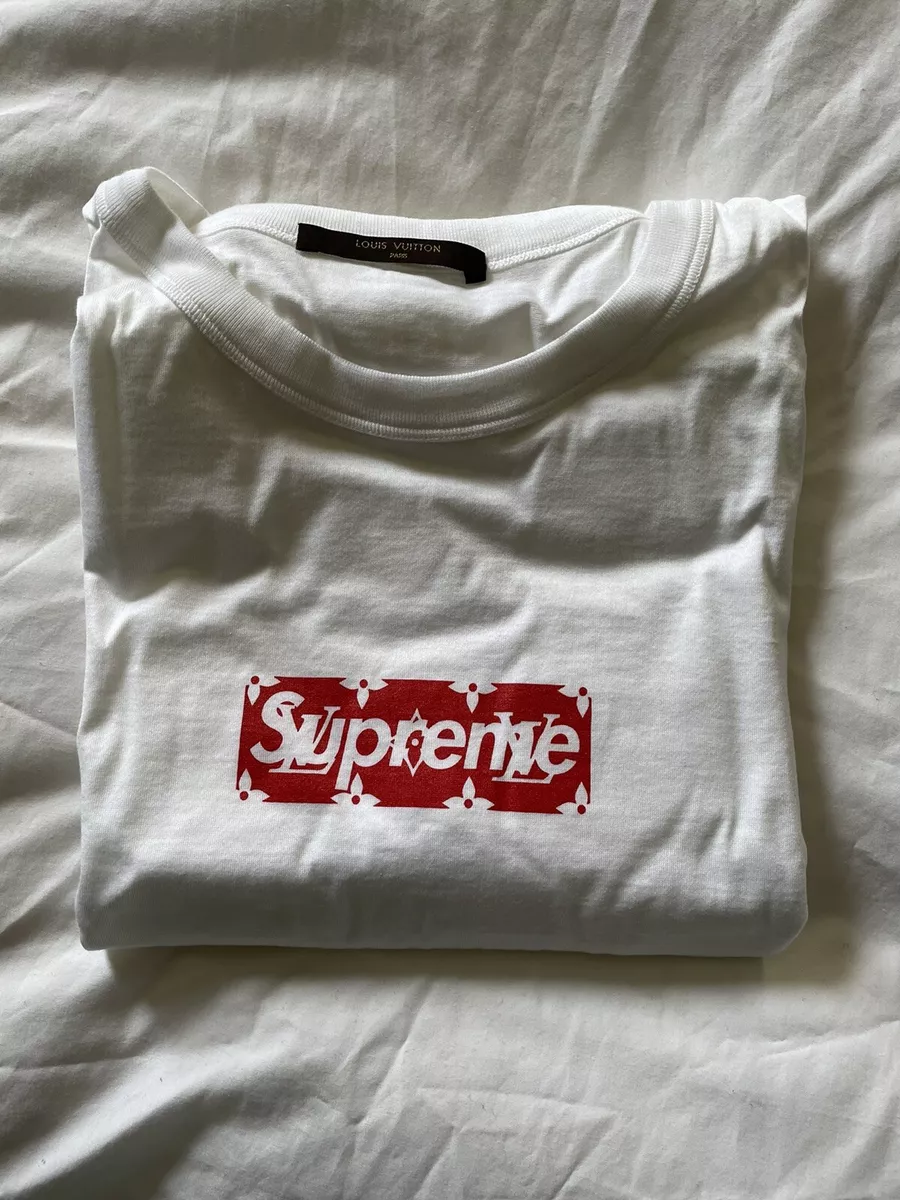 Louis Vuitton  Supreme Tshirt  White TC