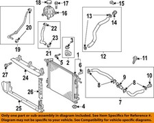 KIA OEM 17-25 Carnival Cooling Egr System-Hose Clamp 1472026006S