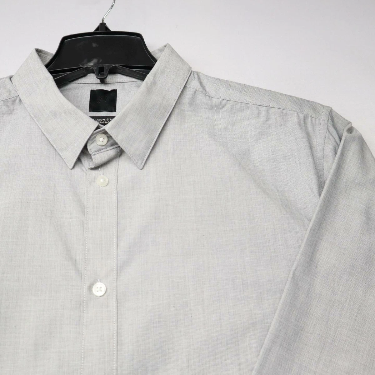 Easy iron top slim fit h&m