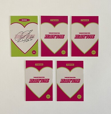 新】【バラ売⭕️】TWICE STRATEGY 直筆サインポストカード付セット 新