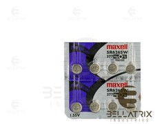 8 pcs MAXELL 377 WATCH BATTERIES SR626SW BL20 1.5 volt Factory Hologram