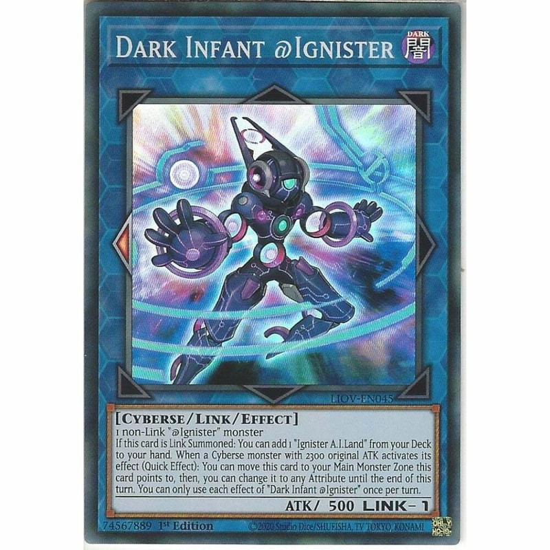 LIOV-EN045 Dark Infant @Ignister | 1st Edition Super Rare | YuGiOh Trading Card