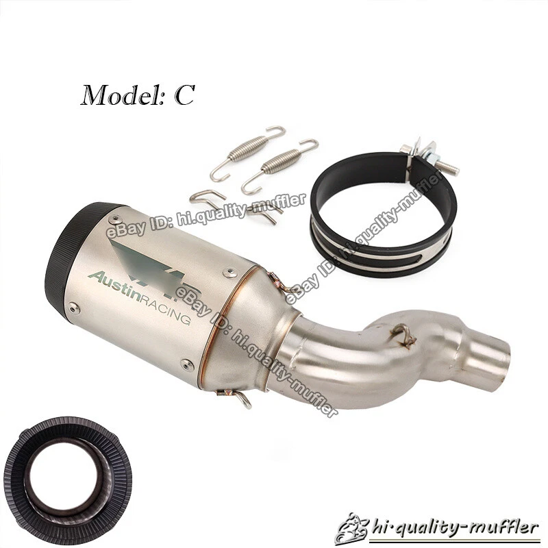 Silenciador de tubo de escape de fibra de carbono para motocicleta Honda CTX700 CT-X700 Foto 4 de 4