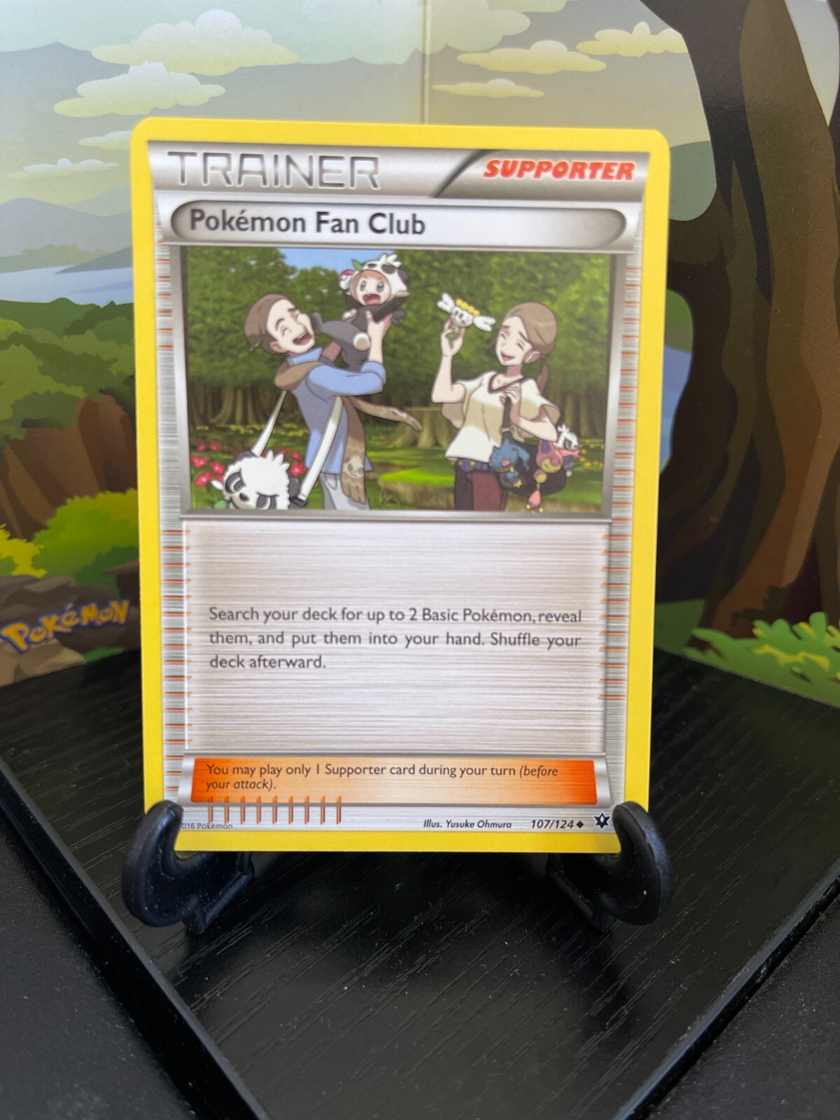 Pokemon Fan Club 107/124 - Fates Collide - Uncommon - Pokemon Card TCG - LP