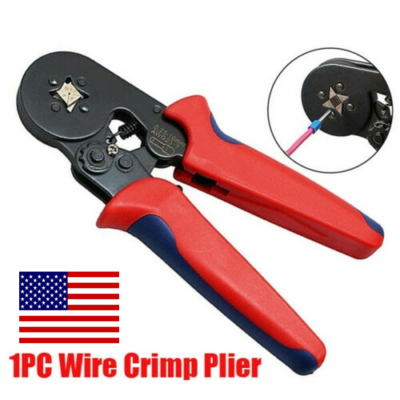 #ad Ferrule Terminal Hand Wire Cord End Crimper Crimp Crimping Tool Plier 0.25 10mm² $18.04