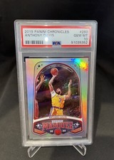 Chronicles NBA 2019-20 Lakers Anthony Davis Marquee #260 card *GEM MINT PSA 10*