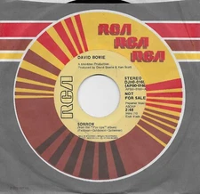 DAVID BOWIE  Sorrow  rare promo 45 from 1973