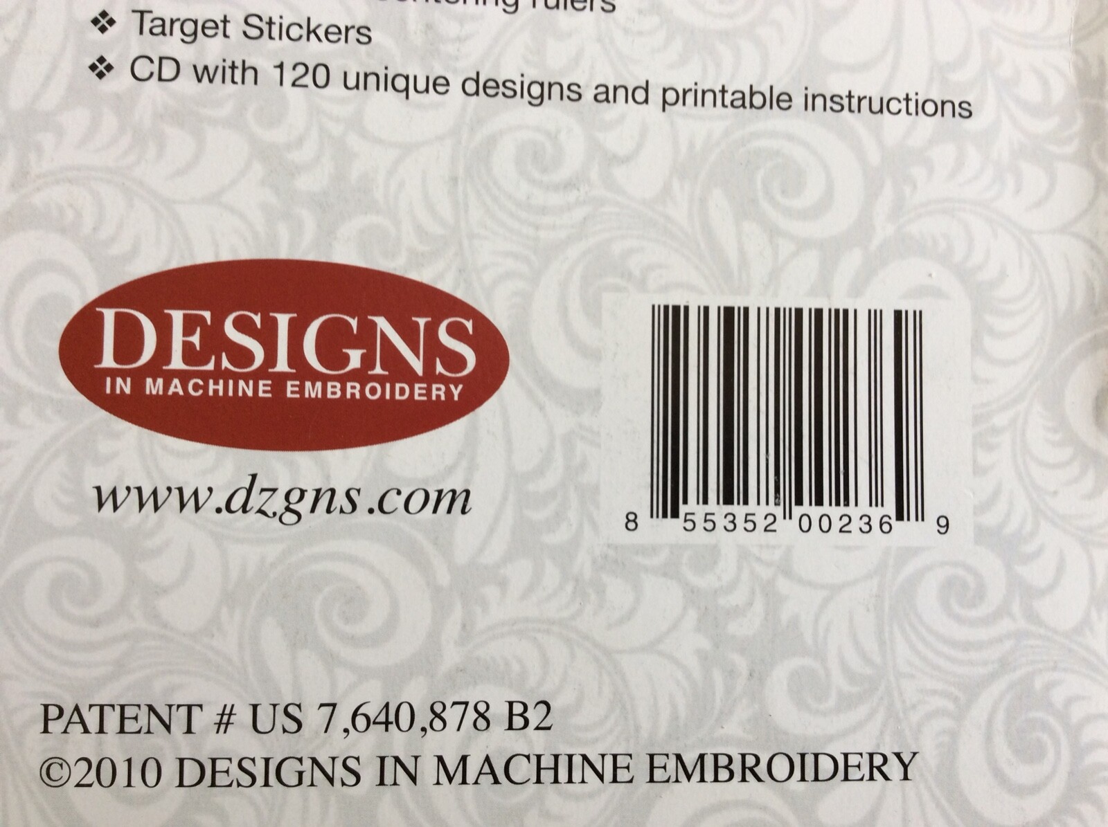 MAGNA-QUILTS & BORDERS INCLUDE 120 DESIGNS FOR BERNINA ARTISTA 830,730,630,640