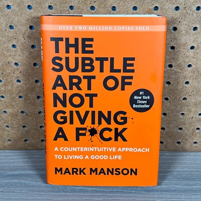 The Subtle Art of Not Giving a Fck By Manson Hardcover First Edition