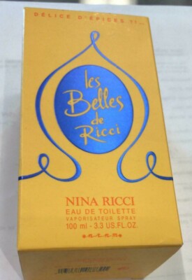 Les Belles De Ricci Women's Perfume By Nina Ricci 3.4oz/100ml Eau