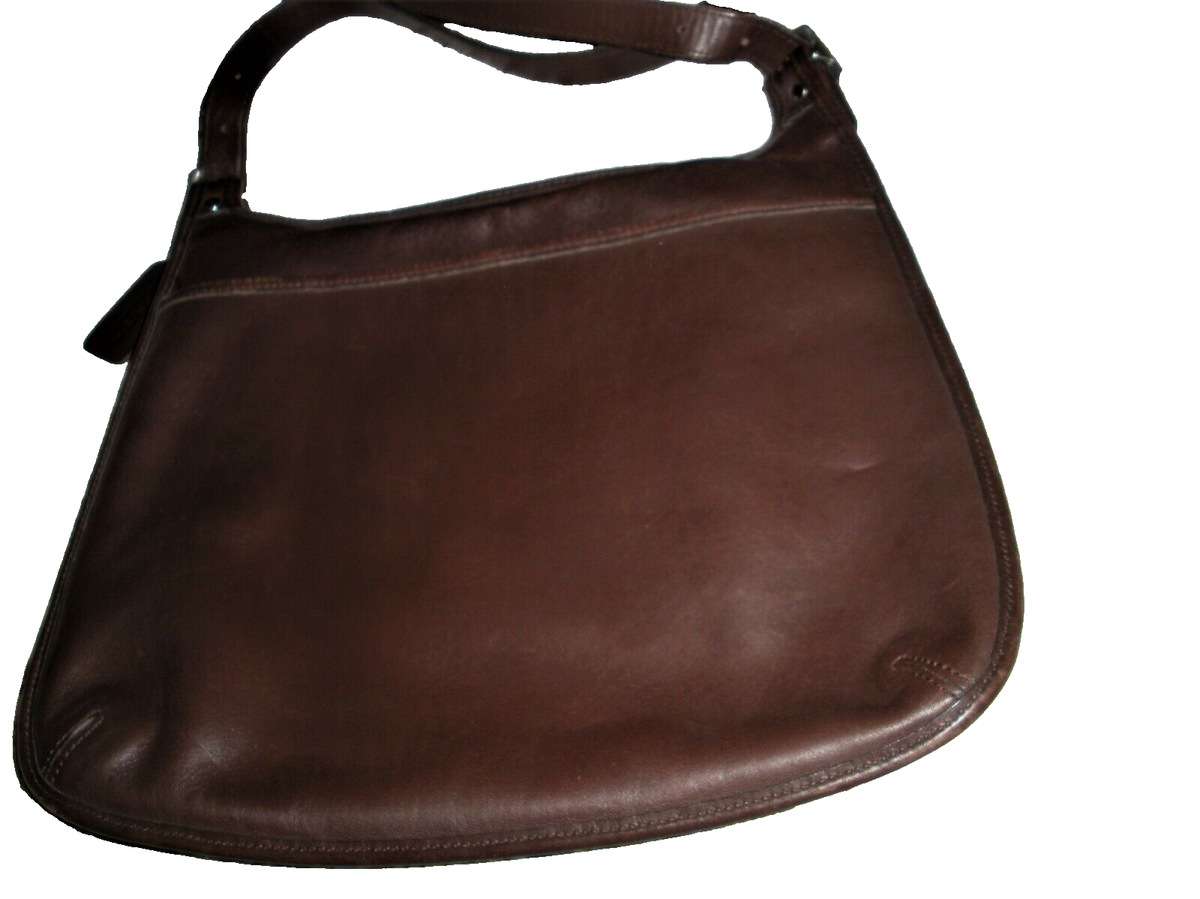 【本日限定★アメリカ製】VINTAGE COACH HAND BAG 5296 Coach Vintage Hipster Brown Glovetanned Leather Cross-Body Serial