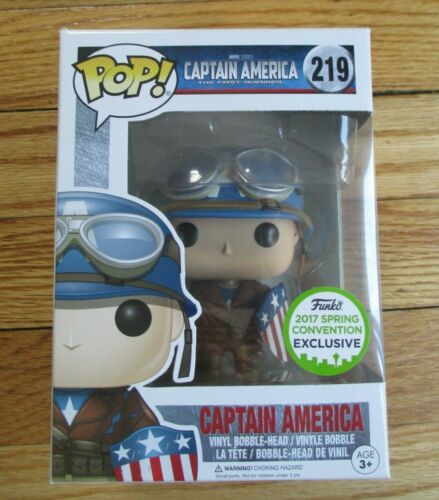 Funko Pop Marvel Captain America:The First Avenger 219 2017 Spring  Convention