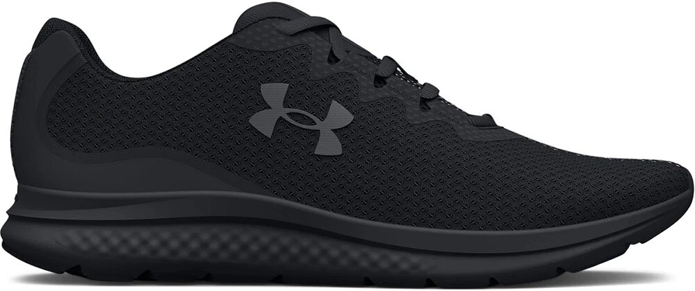 Under armour mens black sale shoes