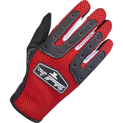 Biltwell Inc. 1507-0801-001 Anza Gloves XS Red/Black