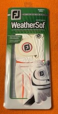 FOOTJOY WEATHERSOF WOMEN'S LEFT SMALL BRAND NEW COMFORT GOLF GLOVE Orange Trim