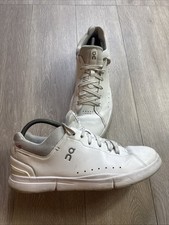 On Cloud Shoes Mens 11 The Roger Spin White Indigo Sneakers Tennis Lace U