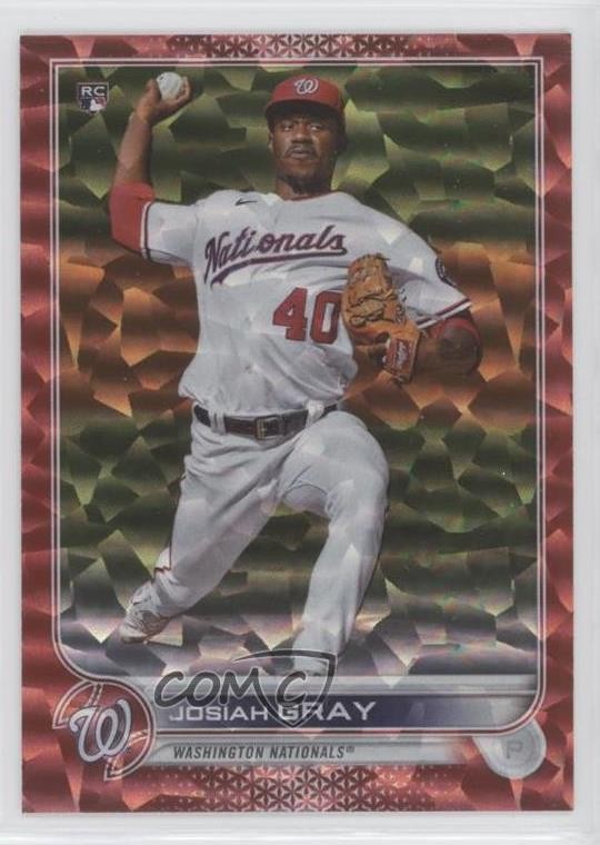 2022 Topps Series 1 Red Foil 111/199 Josiah Gray #43 i4v