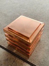 Comignolo ad alette rame mis. 40 x 40