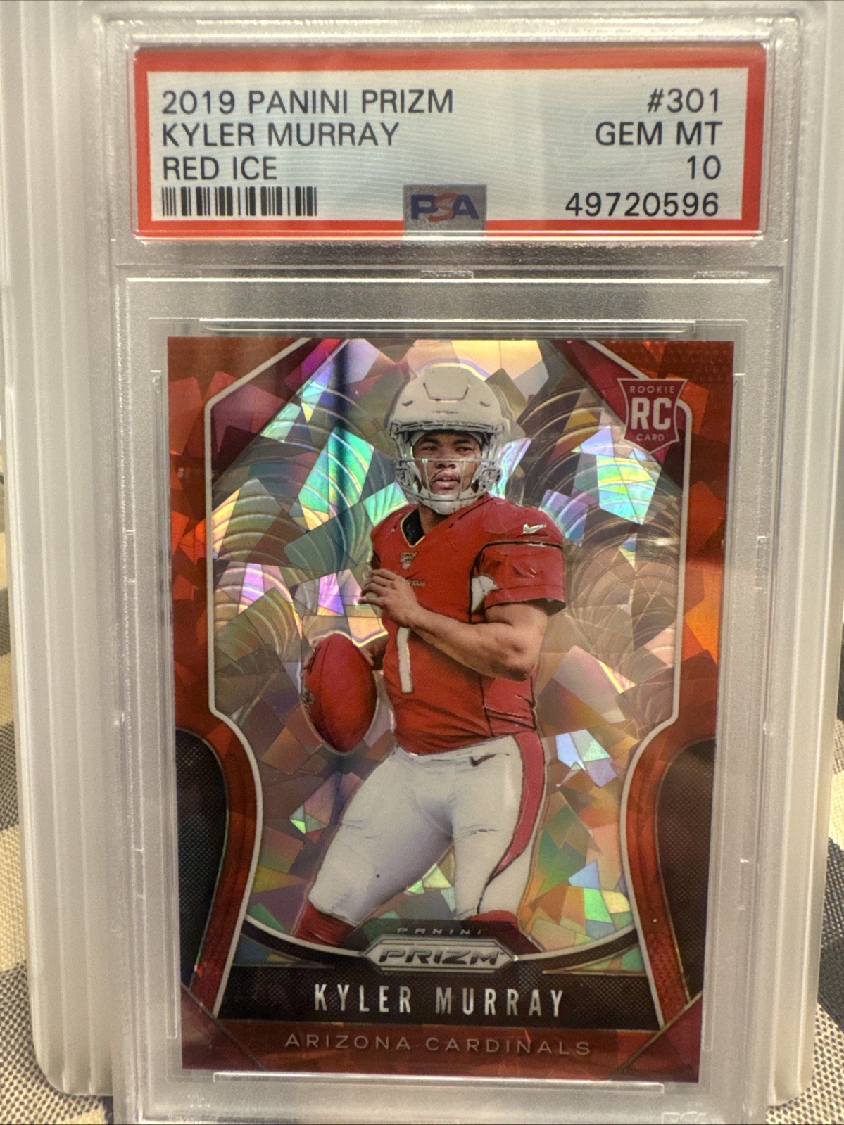 Kyler Murray Panini Prizm #301 Red Ice