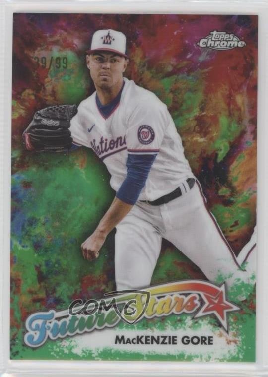 2023 Topps Chrome Future Stars Green Refractor 39/99 Mackenzie Gore #FS-12 0vt8