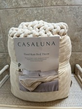 Casaluna x Target Oversized Solid Bed Throw Natural 50  x 70    See Description