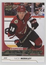 2017-18 Upper Deck Young Guns Exclusives 17/100 Nick Merkley #499 he7