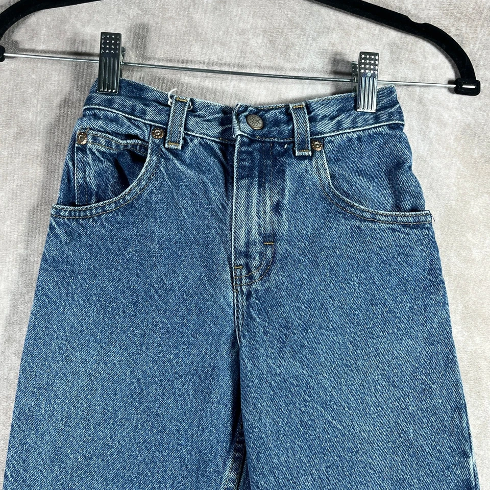 Pantalones de mezclilla vintage Canyon River azules niño 6 azules lavado medio bolsillos rectos informales Foto 2 de 4