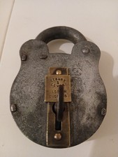 Vintage Secure 3 Lever Padlock 1 Key