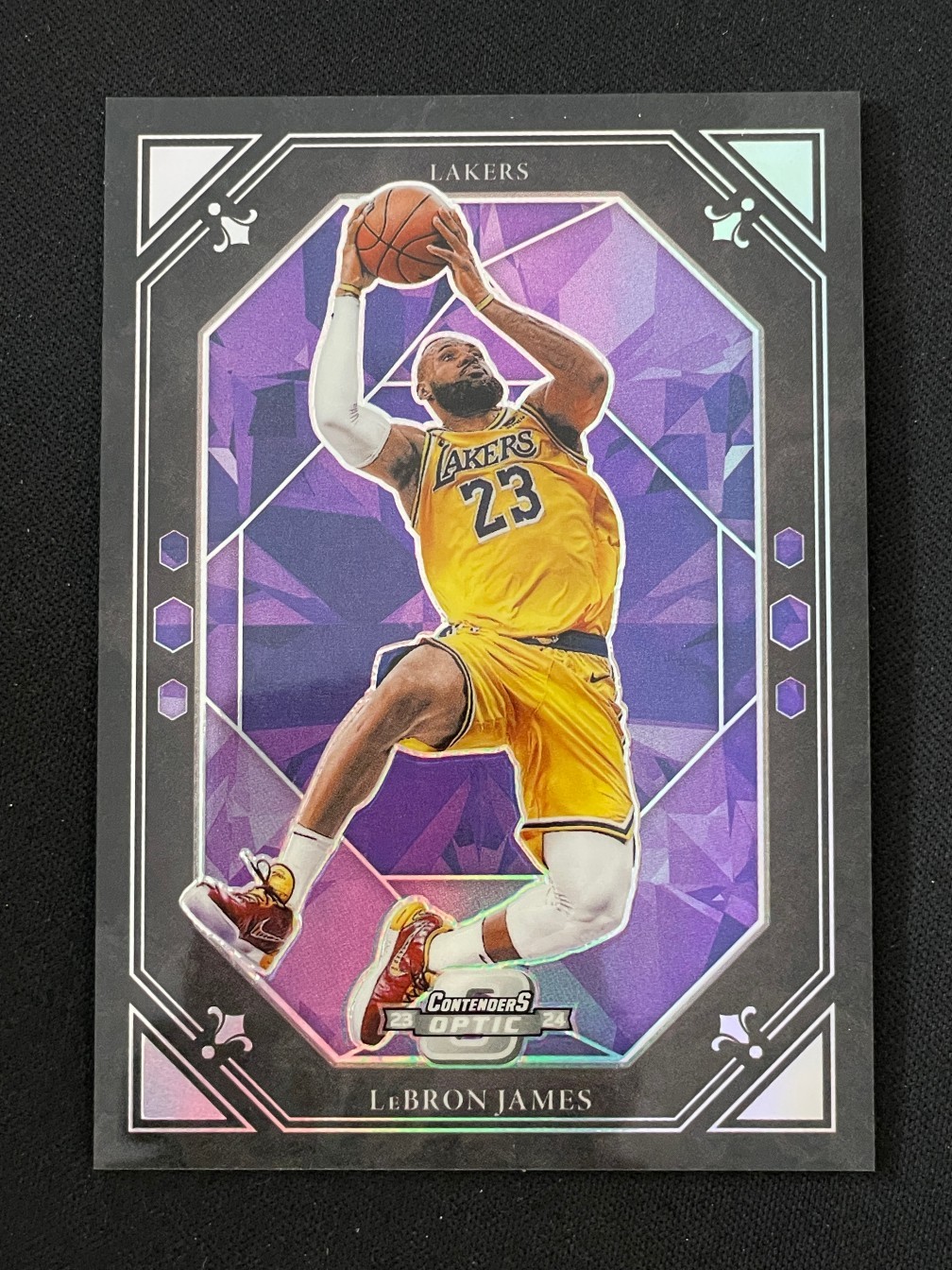 LeBron James 2023-24 Panini Contenders Optic Crown Jewels SP #5
