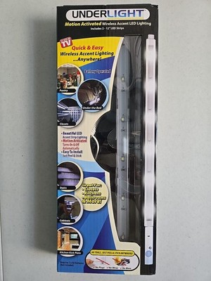 Underlight - Motion Activated Wireless Accent LED  Lighting, 2 - 12'' LED Strips