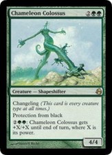 MTG Chameleon Colossus, Morningtide, Heavily Played, English