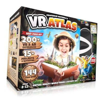 Professor Maxwell's VR Atlas - Virtual Reality Kids Science Kit, Book and 