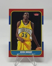 2007-08 Kevin Durant Fleer Retro 1986 Rookie Card #86R-143. rookie card picture