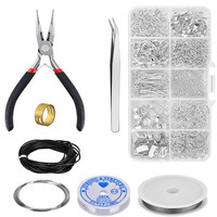 Schmuckherstellung Set Schmuck Basteln ZubehöR Zange Reparatur Ketten Band Anh