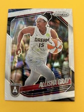 2025 Panini Prizm WNBA - Allisha Gray #16 White Seismic Prizm