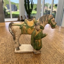 Sancai Tang Style Tomb mingqi Horse & Groom