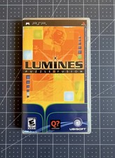 Lumines Puzzle Fusion (2005)  PSP Complete CIB (Excellent Disc)