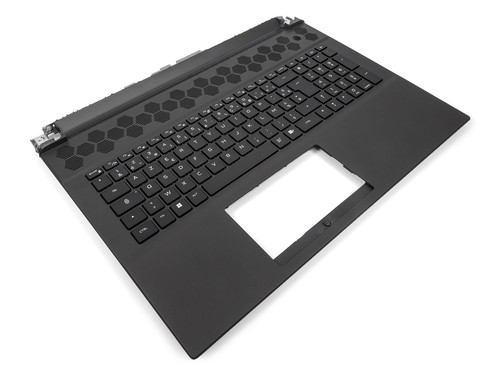 Dell Alienware m18 R1/R2 Palmrest & FRENCH RGB Backlit Keyboard 07N46R + 0V4GM0 - Afbeelding 2 van 3