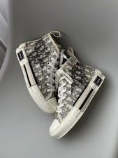 Christian Dior B23 High Top Sneakers 21CLS38 Size 39 Made In Italy