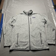 Patagonia Better Sweater Jacket Mens XL Gray Fleece Full Zip Pockets 25528