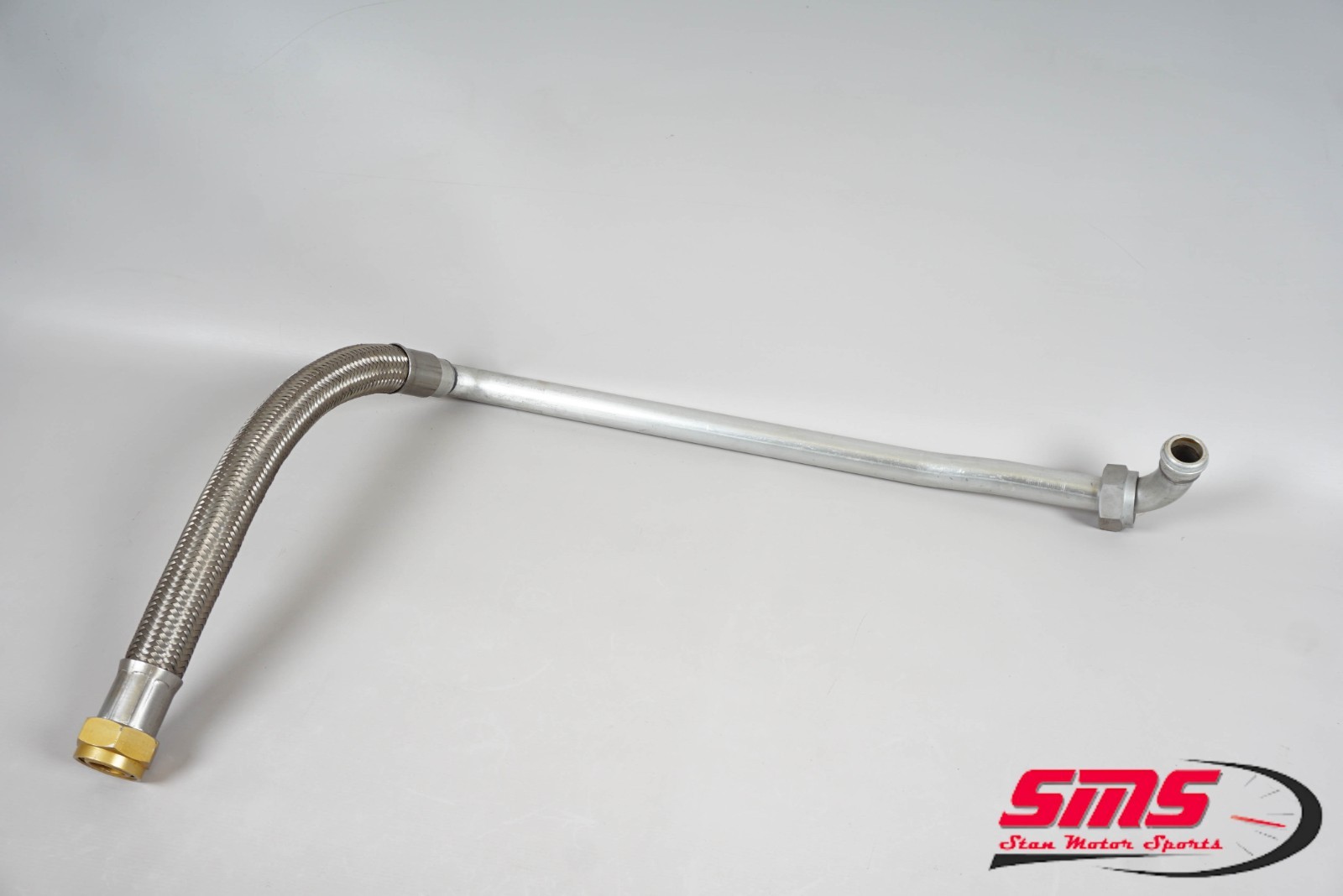 02-07 Maserati Spyder Coupe 4200 M138 Engine Heat Exchanger Oil Feed Line OEM